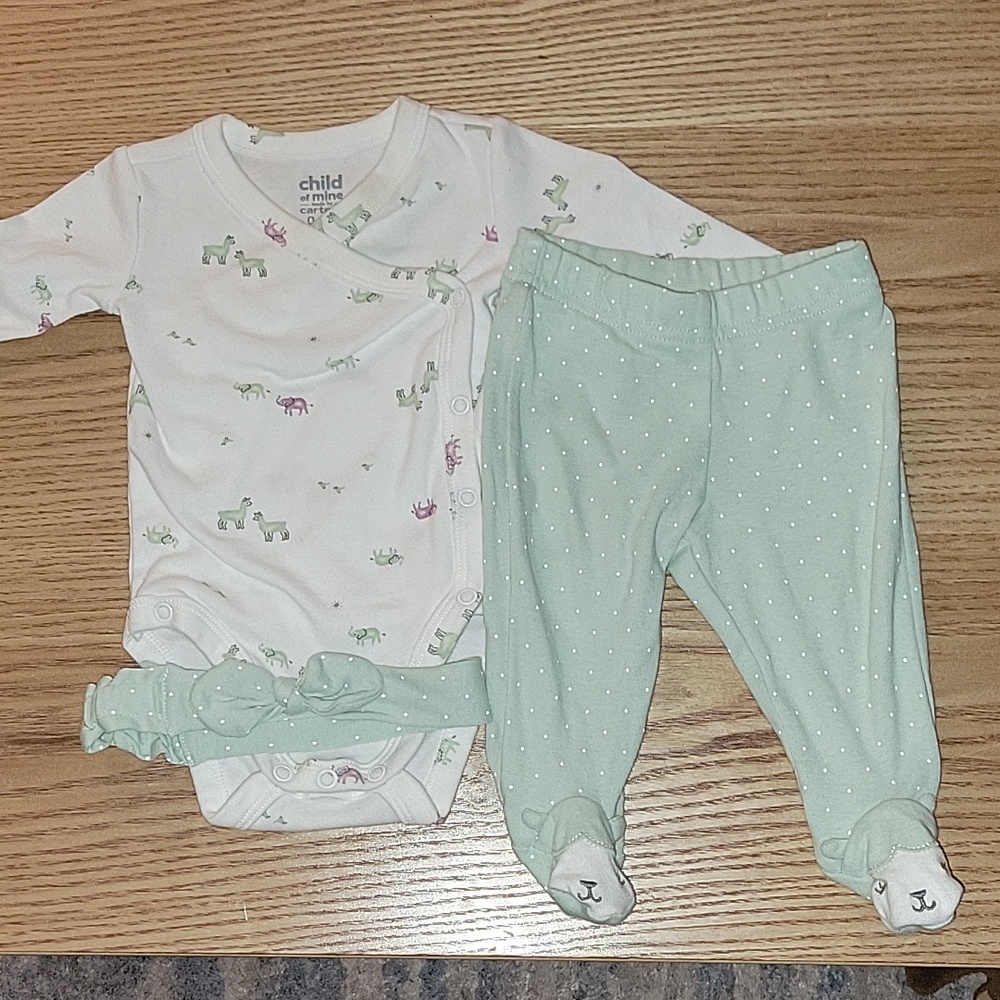 🐘Carters Baby Girl Outfit🦙